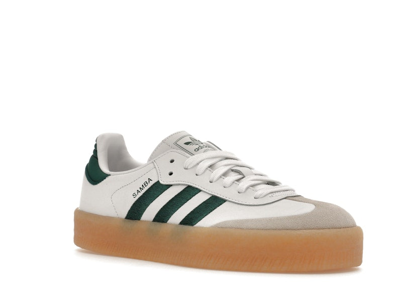 adidas Sambae White Collegiate Green Gum (Women's)