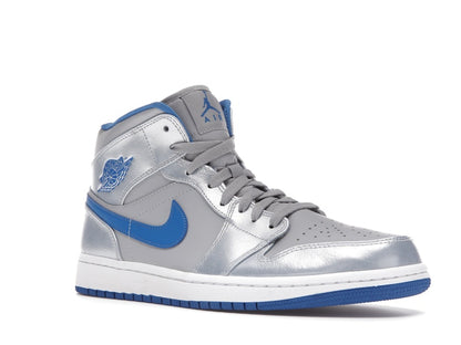 Jordan 1 Mid Wolf Grey Sport Blue