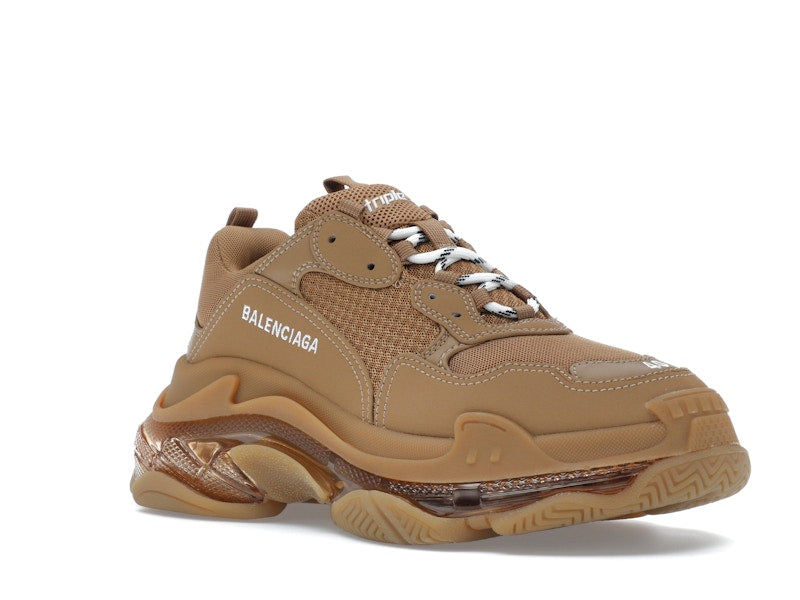 Balenciaga Triple S Clear Sole Light Camel (Women's)