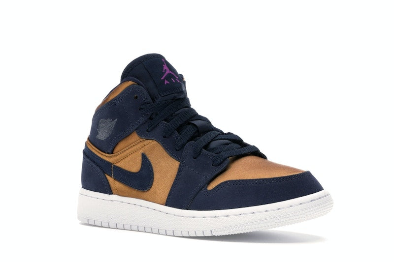 Jordan 1 Mid Obsidian Desert Ochre (GS)