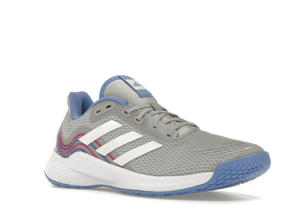 adidas Novaflight Volleyball Grey Cloud White Silver Dawn (Women's)