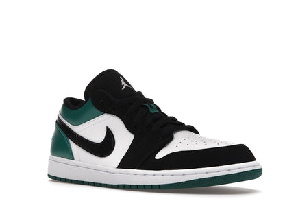 Jordan 1 Low White Black Mystic Green