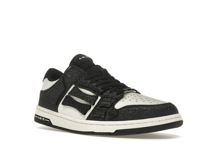 AMIRI Skel Top Low Shimmer Black White