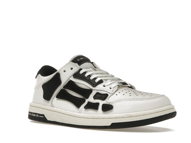 AMIRI Skel Top Low White Black White