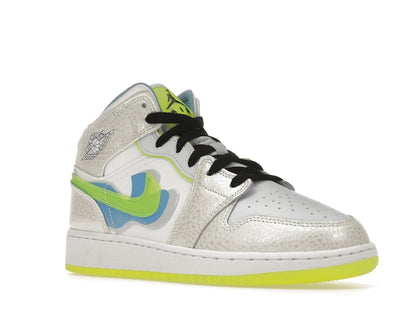 Jordan 1 Mid SE Warped Swoosh (GS)