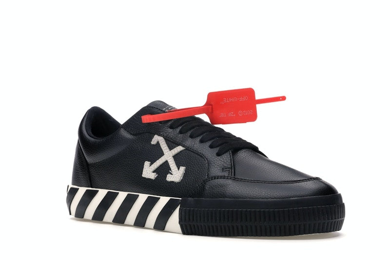 OFF-WHITE Vulc Low Black Leather FW19
