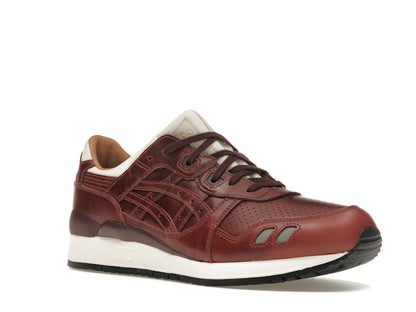ASICS Gel-Lyte III Packer Shoes x J. Crew Oxblood Leather