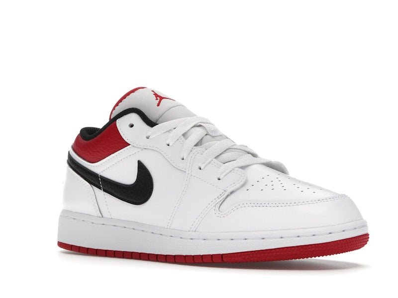 Jordan 1 Low White Gym Red (GS)