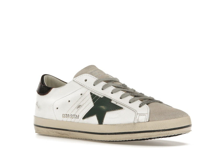 Golden Goose Super-Star White Seedpearl Green