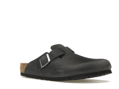 Birkenstock Boston Oiled Leather Black