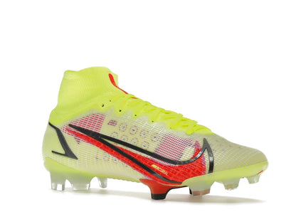 Nike Mercurial Superfly 8 Elite FG Volt Black Bright Crimson