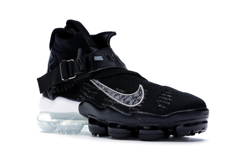 Nike Air VaporMax Premier Flyknit Black Metallic Silver White
