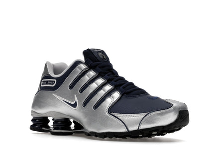 Nike Shox NZ Midnight Navy Metallic Silver