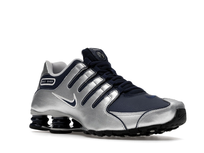 Nike Shox NZ Midnight Navy Metallic Silver
