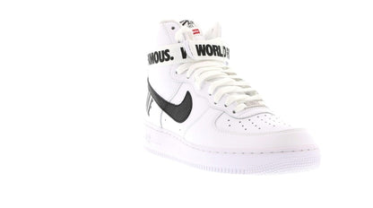 Nike Air Force 1 High Supreme World Famous White