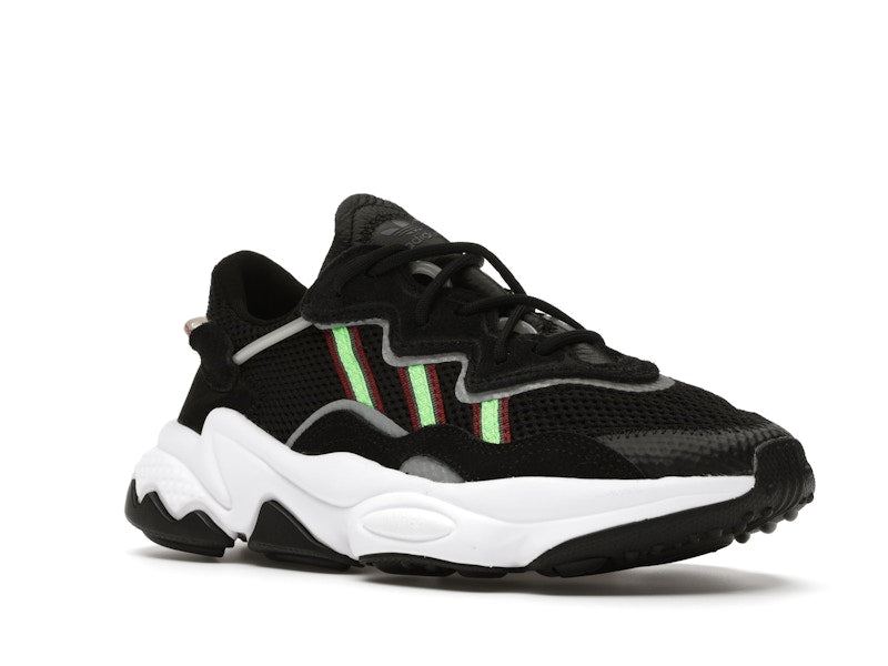 adidas Ozweego Core Black Solar Green (GS)