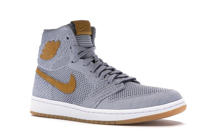 Jordan 1 Retro High Flyknit Wolf Grey