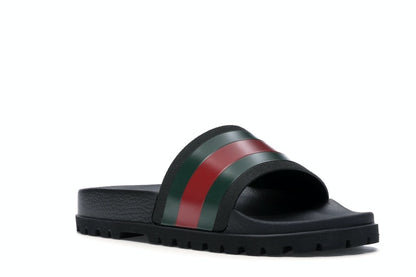 Gucci Web Slide Sandal Black