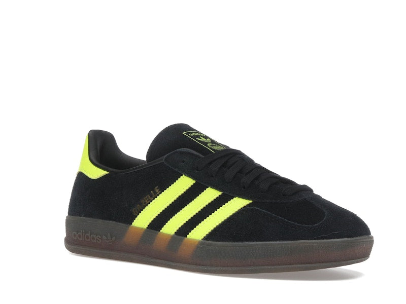 adidas Gazelle Indoor Core Black Solar Yellow Cloud White