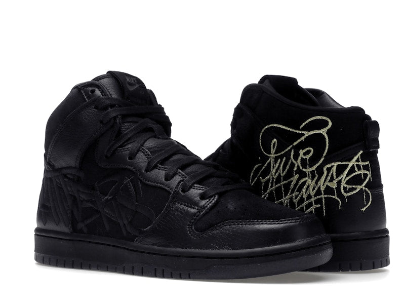 Nike SB Dunk High FAUST Black Gold