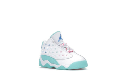 Jordan 13 Retro White Soar Green Pink (TD)