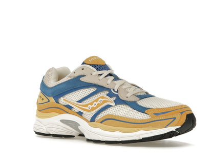 Saucony ProGrid Omni 9 Premium Cream Yellow Royal Blue