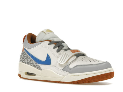 Jordan Legacy 312 Low Phantom Amber Brown Star Blue