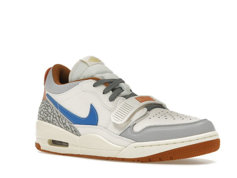 Jordan Legacy 312 Low Phantom Amber Brown Star Blue