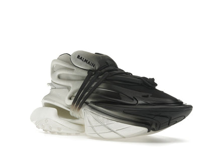 Balmain Unicorn Low-Top White Black Gradiant
