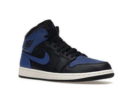 Jordan 1 Mid Obsidian Game Royal