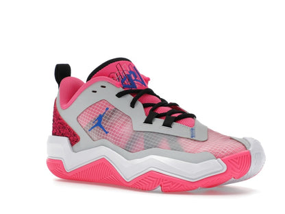 Jordan One Take 4 White Pink Blast Photon Dust Game Royal