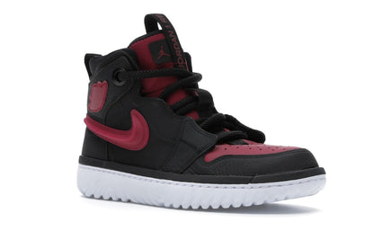 Jordan 1 High React Black Noble Red