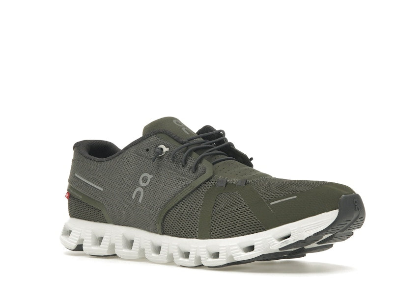 On Running Cloud 5 Olive Green White