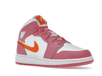 Jordan 1 Mid Pinksicle Safety Orange (GS)