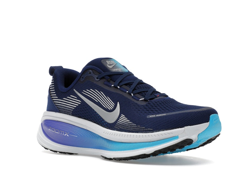 Nike Vomero 18 Blue Void Blue Lightning Bright Crimson Metallic Silver