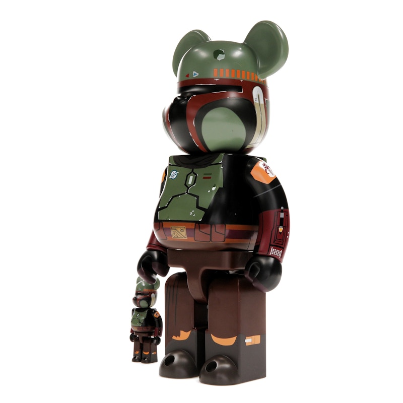 Bearbrick x Star Wars Boba Fett (Recovered Armor) 100% & 400% Set
