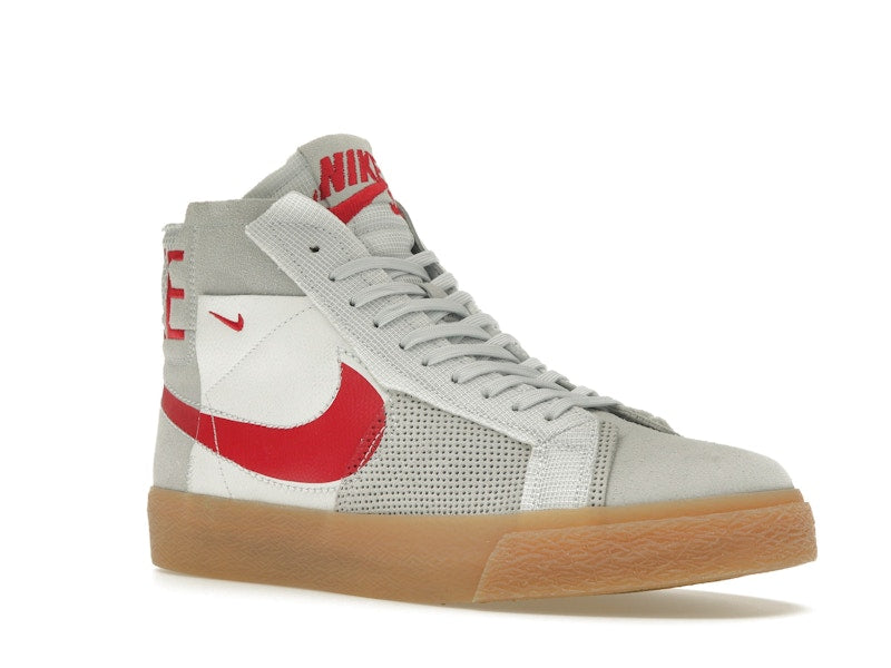 Nike SB Zoom Blazer Mid Premium Deconstructed White University Red Gum