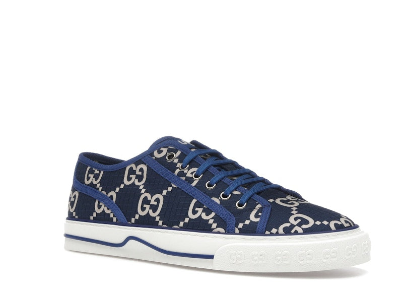 Gucci Tennis 1977 Low GG Monogram Blue