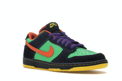 Nike SB Dunk Low Green Spark Hoop Orange
