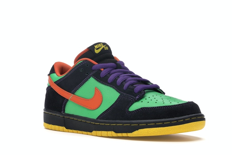 Nike SB Dunk Low Green Spark Hoop Orange