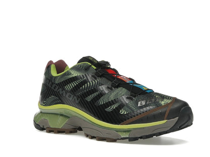Salomon XT-4 OG Rave at Dawn Black Dark Citron