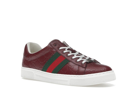 Gucci Ace Web Red Rosso Ancora