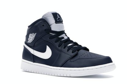 Jordan 1 Retro Mid Obsidian White