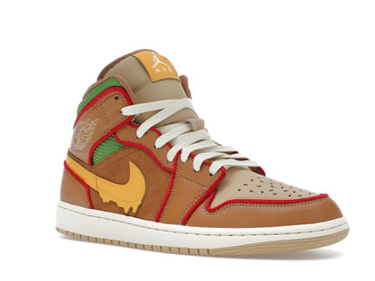 Jordan 1 Mid SE Cheeseburger