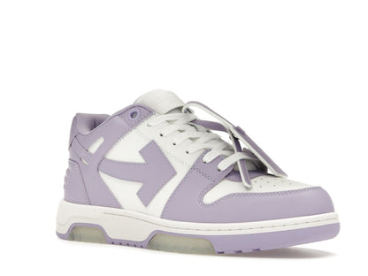OFF-WHITE Out Of Office Calf Leather White Lilac