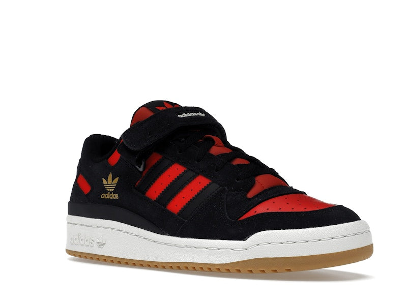 adidas Forum Low Core Black Core Black Vivid Red