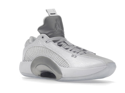 Jordan XXXV Low Metallic Silver (Clear Sole)