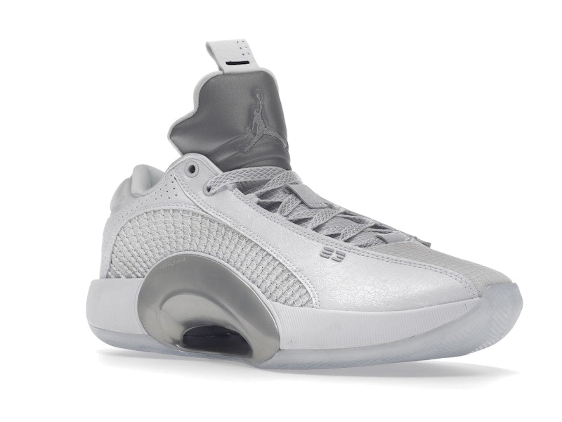 Jordan XXXV Low Metallic Silver (Clear Sole)