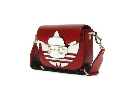Gucci x adidas Horsebit 1955 Shoulder Bag Red