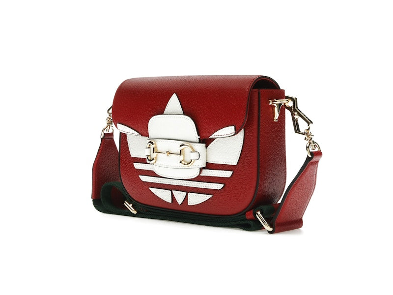 Gucci x adidas Horsebit 1955 Shoulder Bag Red